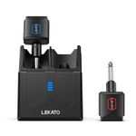 LEKATO JW-06 5.8GHz Wireless Guitar System Transmitter Receiver + Charging Box