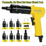 ONE Pneumatic Air Rivet Nut Guns Rivnut Tool For M3 M4 M5 M6 M8 M10 M12 Nuts