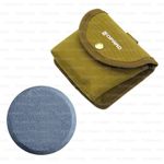 SHARP TOOLS CUTTING EDGE SHARPENING HONING TWO SIDED PUCK STONE WHETSTONE POUCH