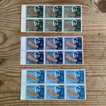 I951  Nepal  1964   transport  East-West Highway   MNH 3 blocks of 6 stamps