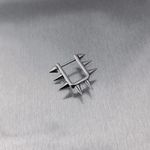 Unisex Retro 316L Stainless Steel U Shape Spike Earring Jewellery Gift- Single