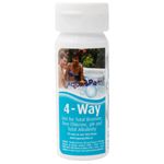 AQUASPARKLE 4 Way Test Strips for CHLORINE, BROMINE, PH & TA Hot Tub Pool (x 50)