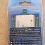 DCCconcepts Cobalt Solenoid Accessory Decoder DCC Individual CDU DCD-ADS-2/4/8sx