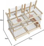 Bird Trap Cage (New-Never-Used),  Dual Safe Recovery Chambers  31  x 25  x 15 cm