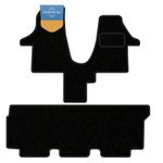 Fits VW T6.1 Front+Rear Triple Bench Twin Dr Fully Tailored Carpet Floor Mat