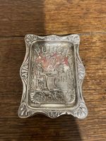 Late Victorian Silver Pin Dish Mr Punch 4” By 3”
