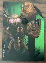 MTG Cardboard Life Wheel - The Wise Mothman Commander EDH Life Counter - Fallout