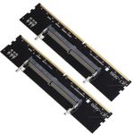 2x Laptop UK DDR5 RAM to Desktop Adapter Card Memory Tester for SO DIMM to DDR5