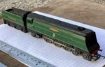 Hornby OO Gauge 4-6-2 SR Battle of Britain Loco Winston Churchill, early 70s