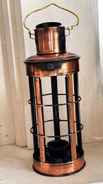 Copper  Hanging Lantern Candle Holder