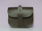 Sam Browne Ammo Pouch Handmade Genuine Brown Leather British Military Style