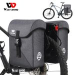 WEST BIKING Bike Rear Seat Double Panniers Bag Bicycle Trunk Rack Pack Bag 35L