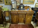 A Wonderful Boho Early Victorian Flame Mahogany Chiffonier Buffet Sideboard 
