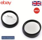 2Pcs 360° Round Blind Spot Mirrors HD Glass Waterproof for Car ,SUV,Truck.