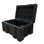 APEX4WD - 70L BLACK - Heavy Duty Storage Overland Case Box Waterproof Cargo 4x4