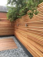 Premium Cedar Slats for Fencing, Trellis and Cladding 21 Slats in bundle