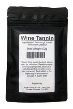 Wine Tannin 50g Pouch Tannorouge Powder Preserves Homebrew Red Wine Adds Zest