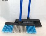Soft Indoor Broom,(2pcs) Metal Long Handle Sweeper Sweeping Brush Floor Cleaning