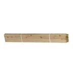 10 Pack of 1.8m x 32mm Square Wood Tree Support Stake Posts