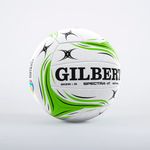 Gilbert Spectra XT Match Netball White / Green Size 5 - Free P&P