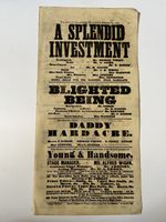 1850s Royal Olympic Theatre Double Playbill, A Sheep In Wolf’s Clothing