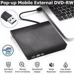 Slim External USB 3.0 DVD CD RW Writer Drive Burner Reader Player For Laptop PC