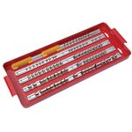 5PCS Socket Rail Storage Holder Organizer Tray Set 1/2" 3/8" 1/4" Wall Mount