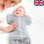 Ex Love to Dream Stage 1 Swaddle UP Lite 0.2 TOG Sleeping Bag grey MIDDLE