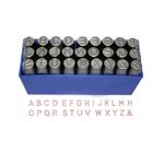 3mm-5mm Dot Stamp Steel English Metal Punch Stamps Alphabet Wood Leather Etc