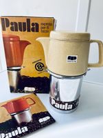 Vintage Franco Pozzi Paula Express Moka Pot 6 Cup Italy Boxed A Pozzi de Gotzen