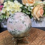 1LB 2.5" Natural Peru Rhodonite Sphere Ball Decor Crystal Healing Reiki Energy