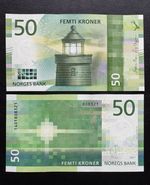 UNC Norway 50 Kroner Banknote 2017
