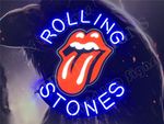 Rolling Stones Tongue Lips 24"x20" Vivid LED Neon Sign Light Lamp With Dimmer KM