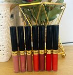 Max Factor Matte Liquid Lipstick Set Pink Red Nude Coral Brown