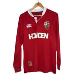 British Lions Canterbury Rugby Union Shirt Medium Red 2025 Long Sleeve