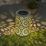 Solar Hanging Flower Hollow Lantern