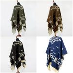 Clint Eastwood Western Cowboy Poncho Serape replica handmade of faux-alpaca wool