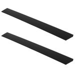 2pcs Cuttable Threshold Ramp Rubber Wheelchair Bike Portable Self-Adhesive UK