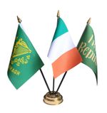 Ireland Triple Friendship Table Flag Set