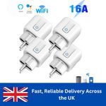 Tuya WiFi Smart Plug EU Socket 16/20A With Power Monitor Timing For Alexa Google