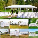 3X3/6/9M Garden Gazebo Marquee Party Tent Wedding Canopy Shade Outdoor 8 Sizes