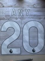 2023-26 Choose Your Own Name and Number Premier League White Nameset Player Size