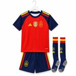 26/27 Spain Home Kits Boys Girls Full Strip