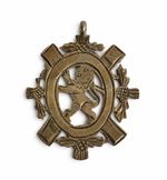 1912 Chester Silver Scottish Lion Rampant Thistle Watch Fob Medal – J&R Griffin
