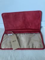 New BEIS The Seatback Organizer Red Folding Airplane Travel Flight Caddy Rare
