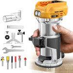 30000 RPM For DeWalt XR DCB 18/20V Battery Brushless Wood Trimmer Compact Router