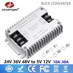 Szwengao DC DC 24V 36V 48V to 5V 12V 10A 20A 30A Step down Model 576W Buck Conve