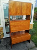 Robert Heritage for Archie Shine Mora Plan 1960s MCM Brutalist Rosewood Cabinet