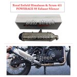 Royal Enfield Himalayan & Scram 411 POWERAGE SS Exhaust Silencer