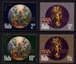 Malta 1971 Prodamation of St. Joseph Complete Set SG 452 - 5 Unmounted Mint